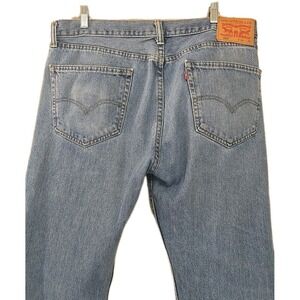 Vtg Levi's 505 Jeans Men's 36x30 (Fits 34x30) Blue Denim Straight Leg USA 90s